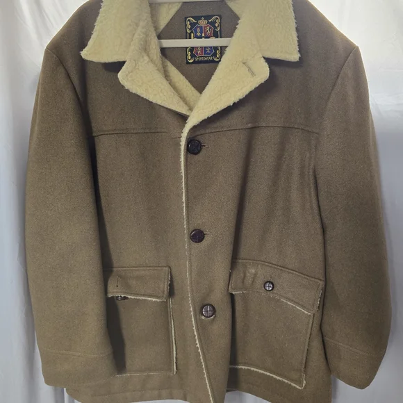 Men's Vintage 1970's Sherpa Trucker Jacket - Picture 1 of 9